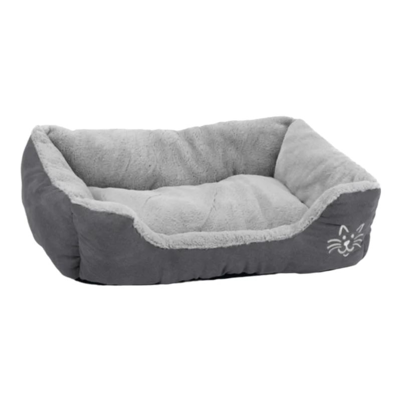 Cuna Beeztees Baboo para Gatos y Pequeños Animales — Interior Felpa Ultra Suave