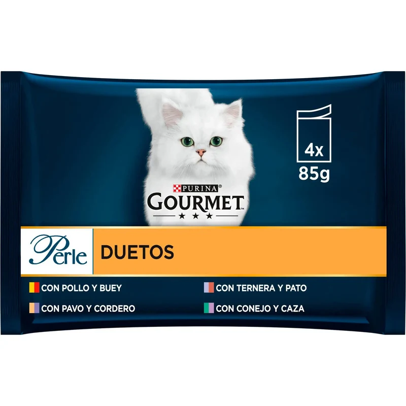Gourmet Perle Duo En Salsa Pack 4X85 g