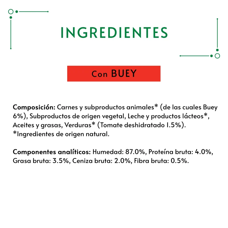 Gourmet Nature'S Creations Pure Buey y Tomate 5x10 g
