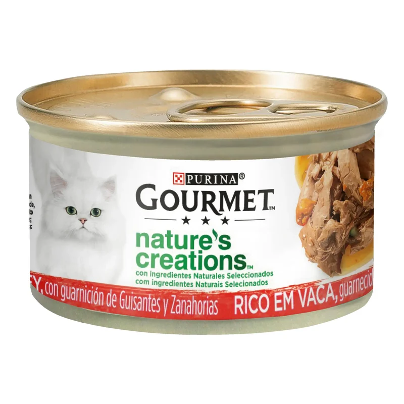 Gourmet Nature'S Creations Buey, Guisantes y Zanahoria 85 g