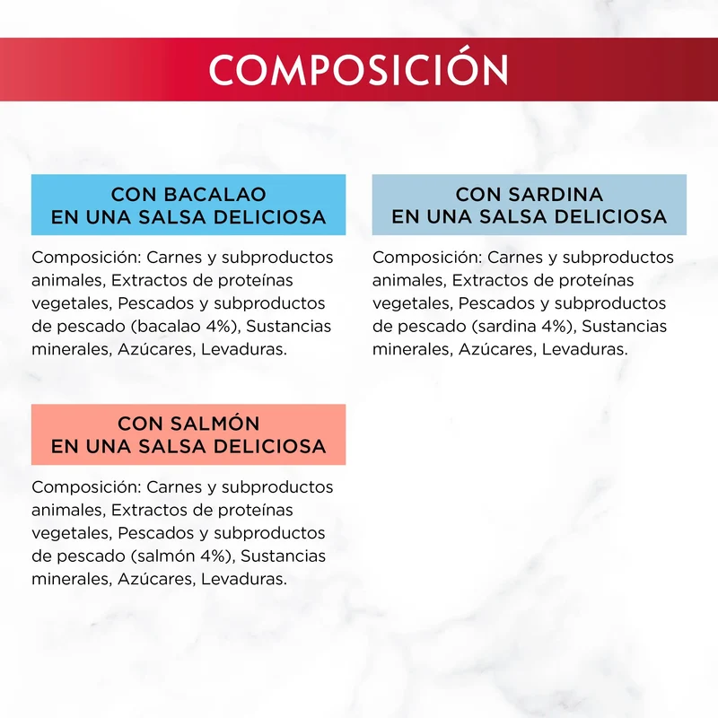 Gourmet Mon Petit Bacalao, Sardina y Salmón Pack 6X50 g