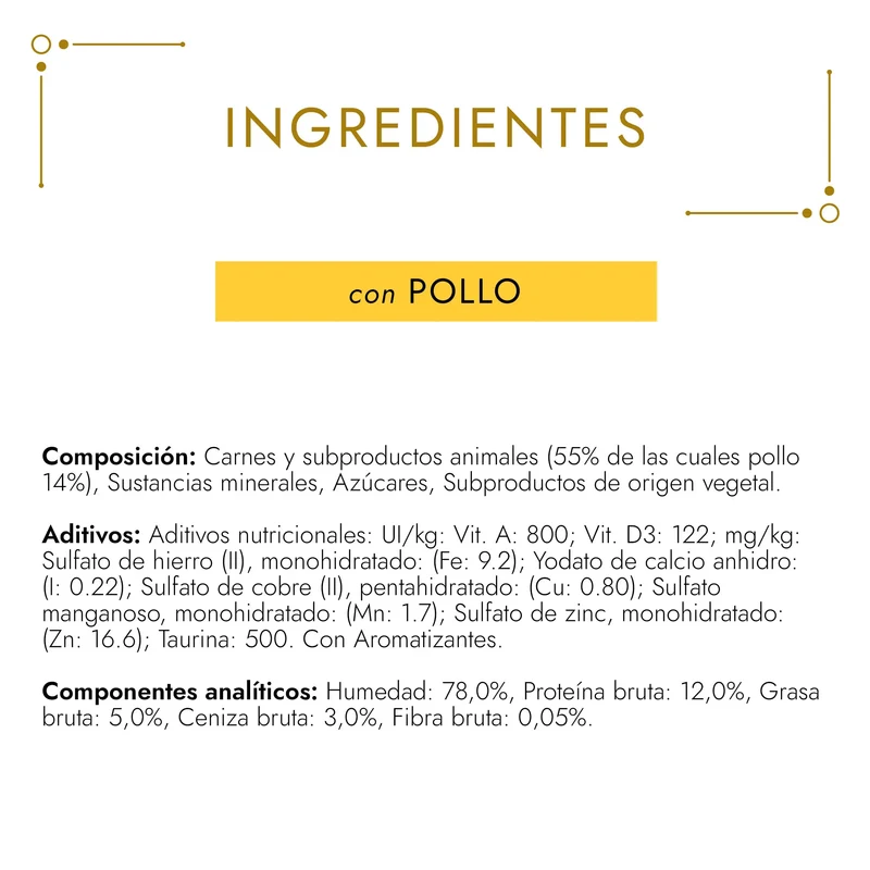 Gourmet Gold Terrine Pollo 85 g