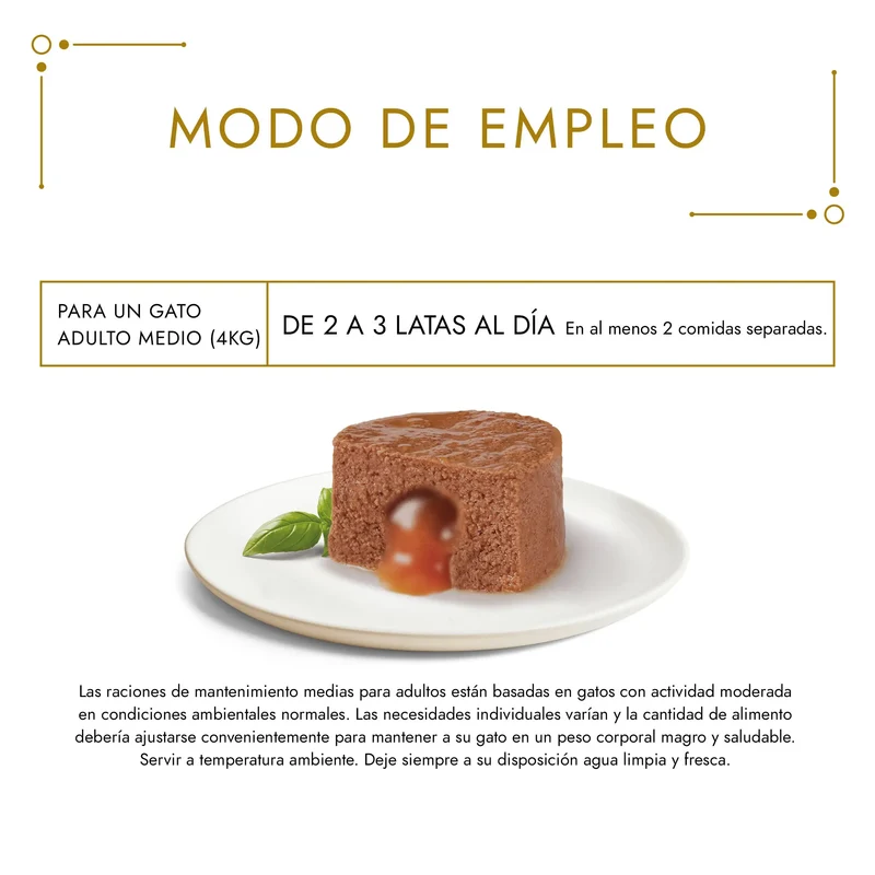 Gourmet Gold Fondant Pollo, Buey, Atún y Salmón Pack 12x85 g