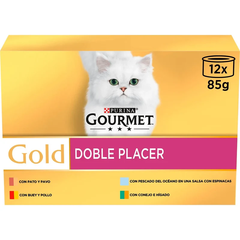 Gourmet Gold Doble Placer Surtido Pack 12X85 g