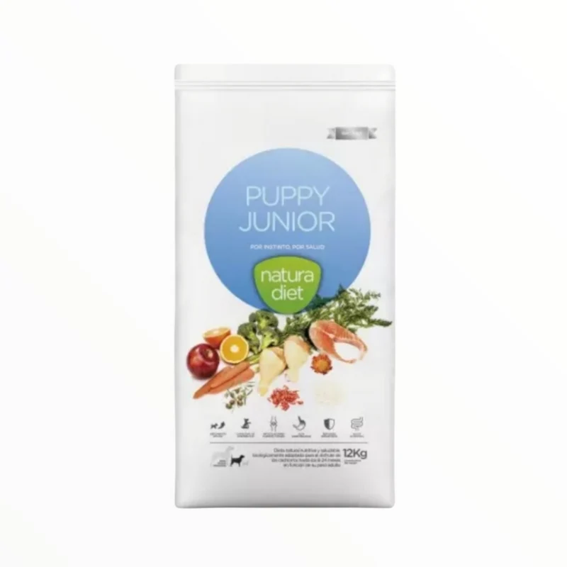 Natura Diet Puppy Junior para Cachorros — Pienso con Pollo y Arroz