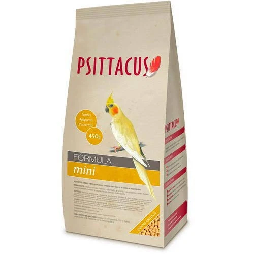 Psittacus Pienso Mini — Pienso Completo para Aves Pequeñas Psitácidas