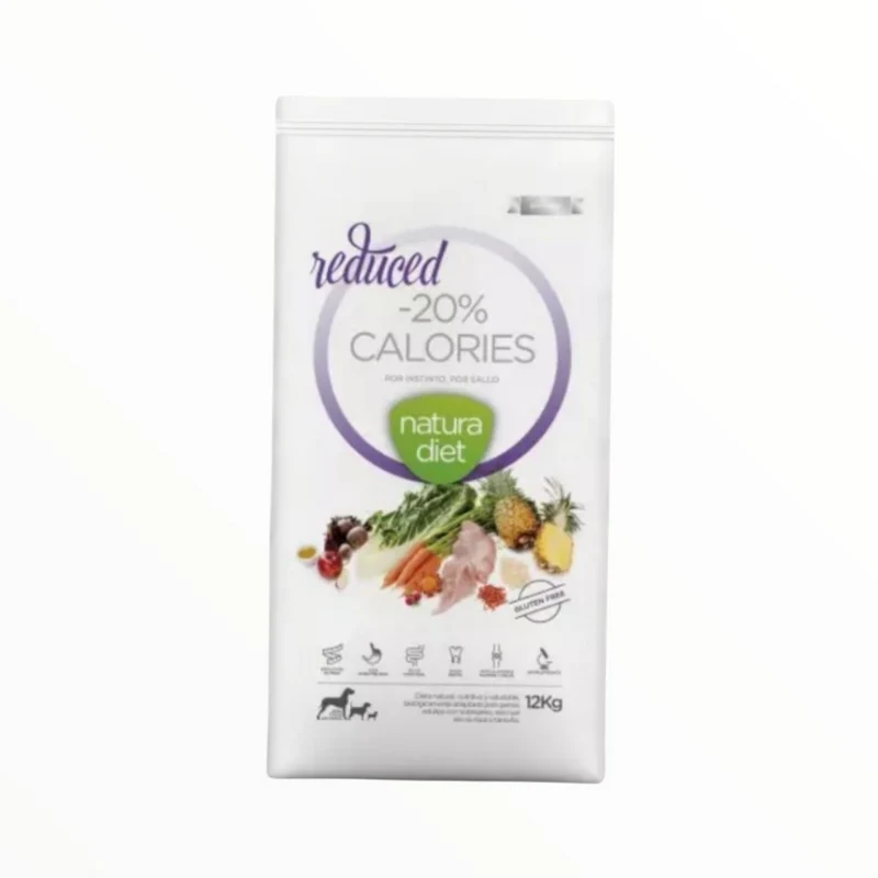Natura Diet Reduced -20% Calories para Perros con Obesidad — Adelgazamiento con Pavo