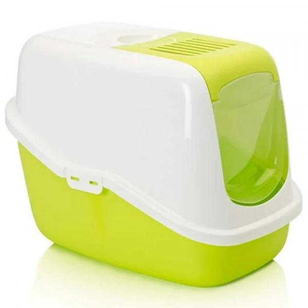 Arenero Cubierto Nestor para Gatos — Control de Olores con Filtro Activo