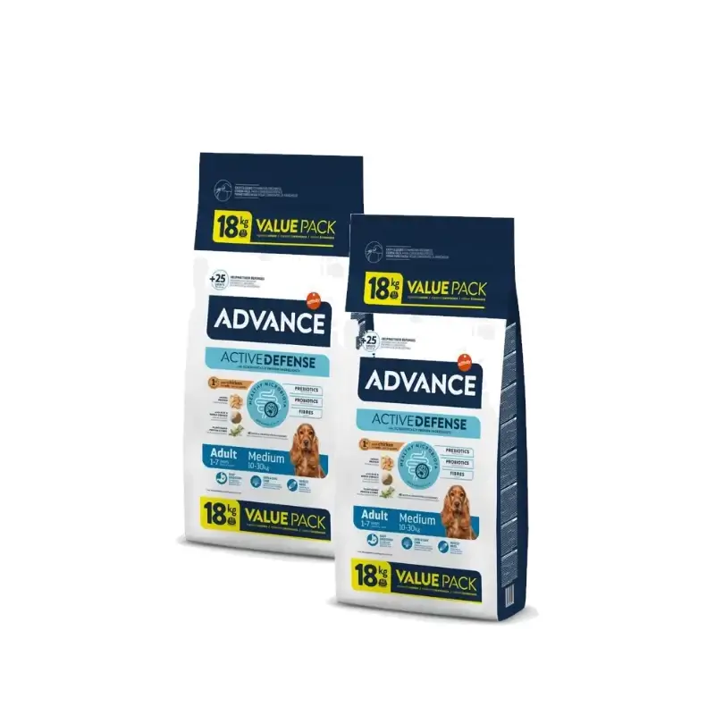 Advance Perros Medium Chicken Pack 2 x 18kg
