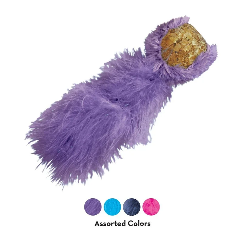 KONG Cork Ball con Plumero y Catnip para Gatos
