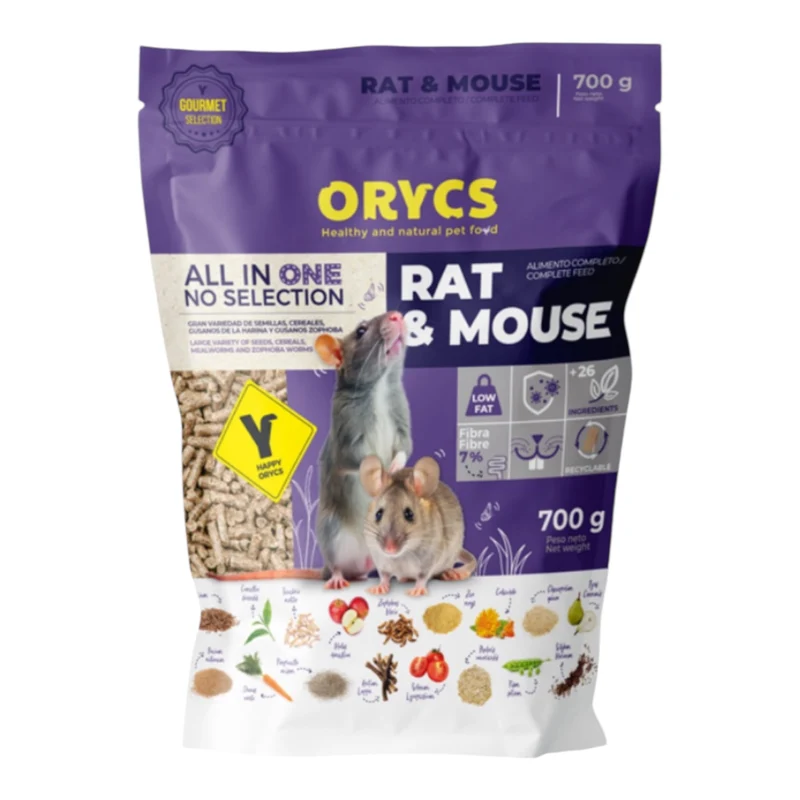 Miniorycs Pienso para Ratas y Ratones
