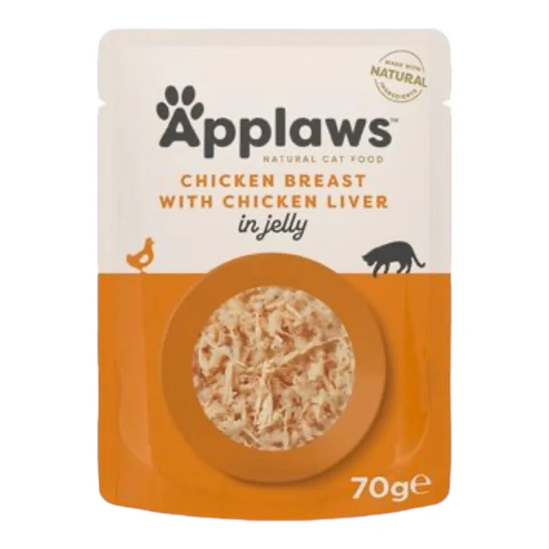 Applaws Gelatina Pollo con Hígado de Pollo para Gatos 70g