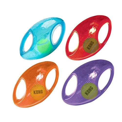 KONG Jumbler Football — Balón Interactivo dos en uno para Perros