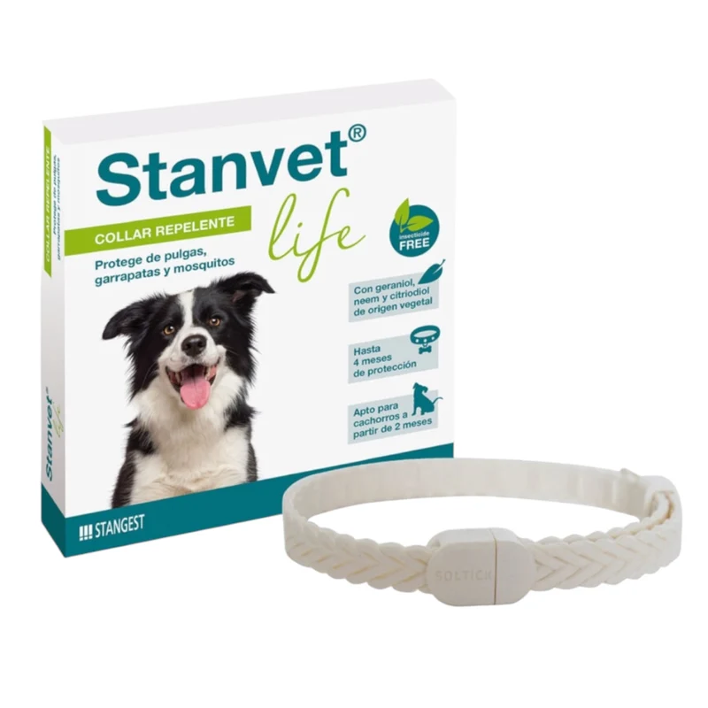 Stanvet Life Collar Repelente Antiparasitario para Perros