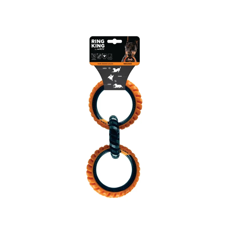 RING KING Triple Ring - Orange & Black