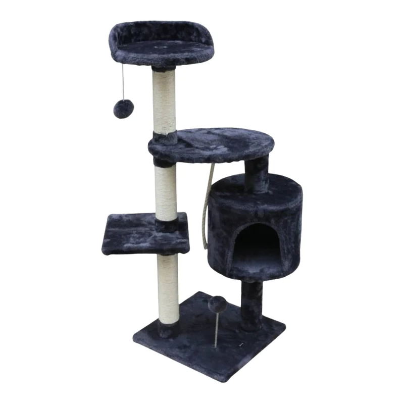 Rascador Volga Torre para Gatos — Árbol Rascador con Plataformas