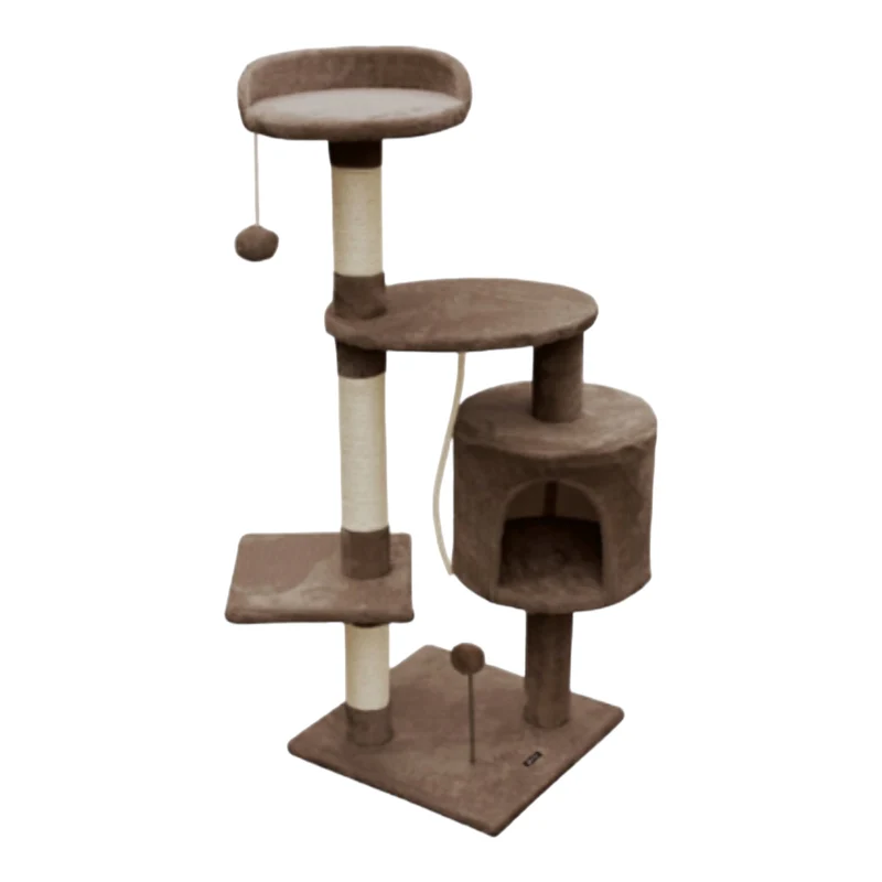 Rascador Volga Torre para Gatos — Árbol Rascador con Plataformas