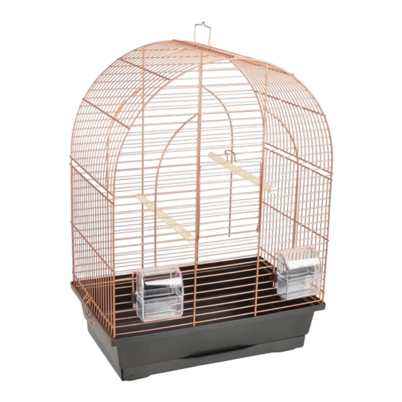 Savic Jaula Klara para Pájaros — Diseño Elegante Color Cobre