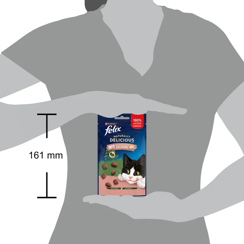 Felix Natural Delicious Salmón y Espinacas 50 g