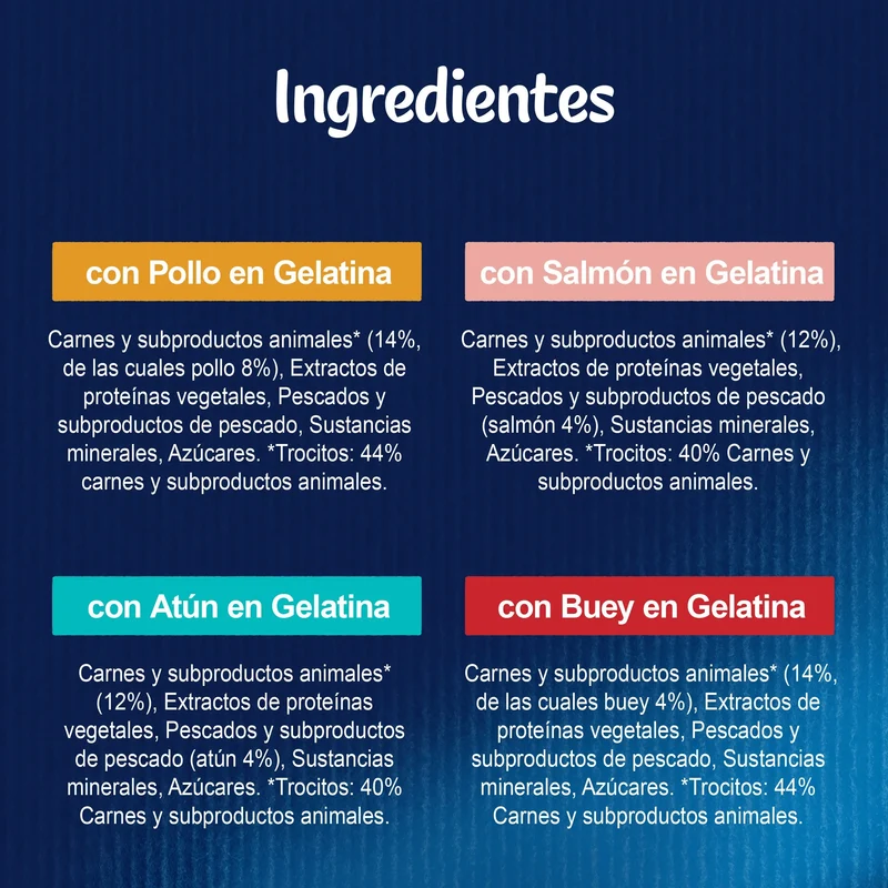 Felix Fantastic Surtido Gelatina Pack 4X85 g