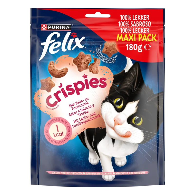 Felix Crispies Salmón y Trucha 180 g