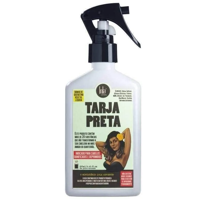 Lola Cosmetics Tarja Preta Queratina Vegetal Spray 250ml