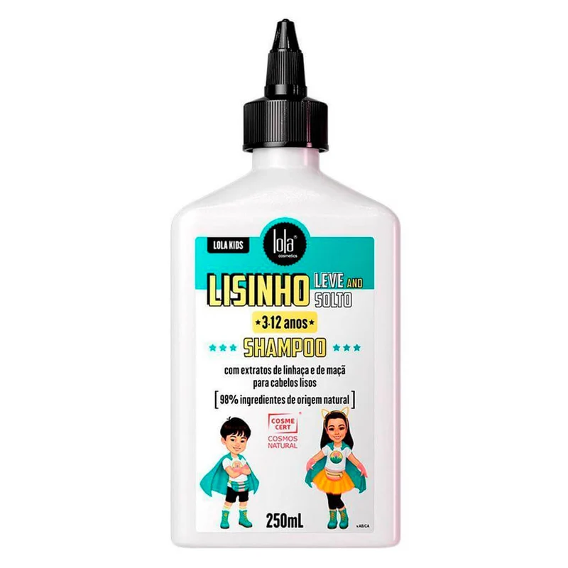 Lola Cosmetics Kids Lisinho Leve and Solto Shampoo 250ml