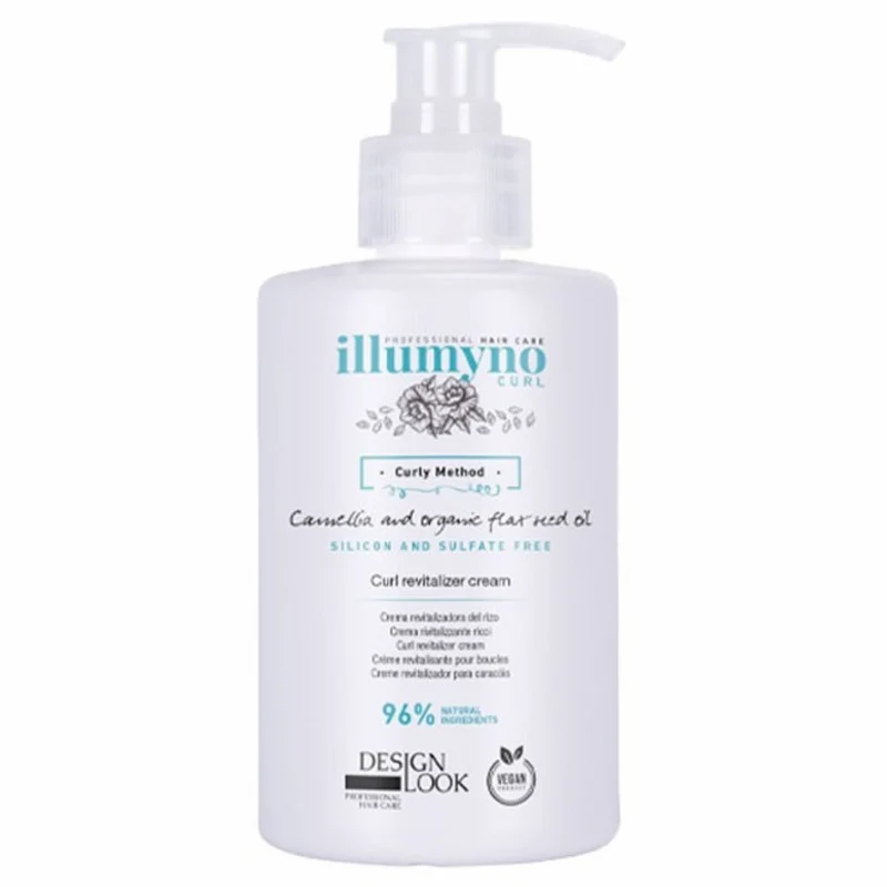 Design Look Crema Revitalizadora Del Rizo Aceite de Camelia y Lino Orgánico