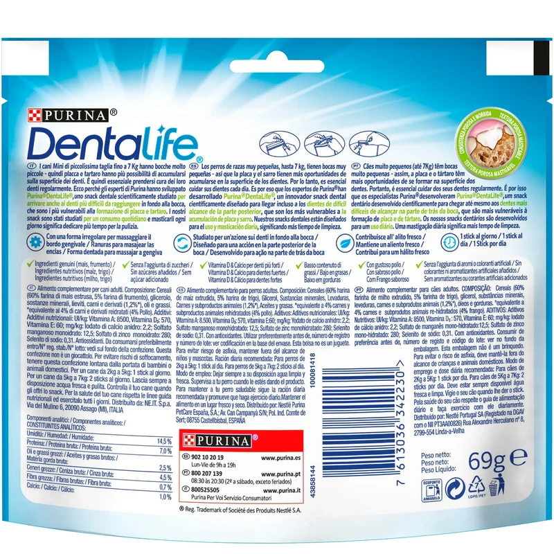 Dentalife Dog Extra Mini 7 Sticks
