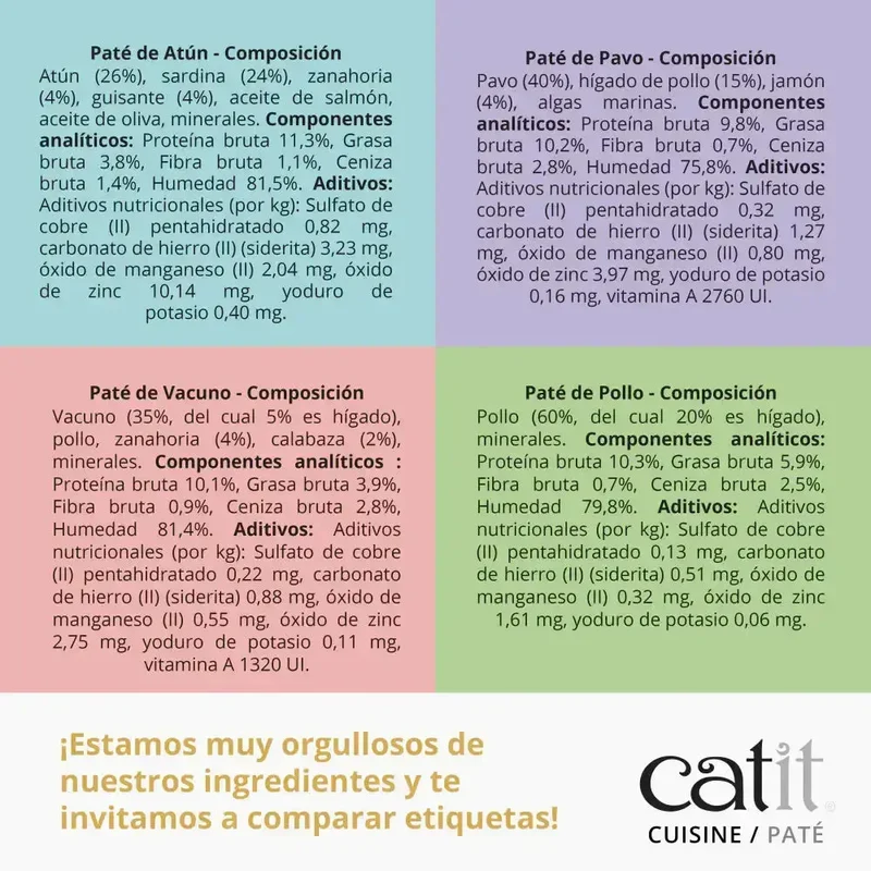 Catit Cuisine Paté de Vacuno con Zanahoria 95 g
