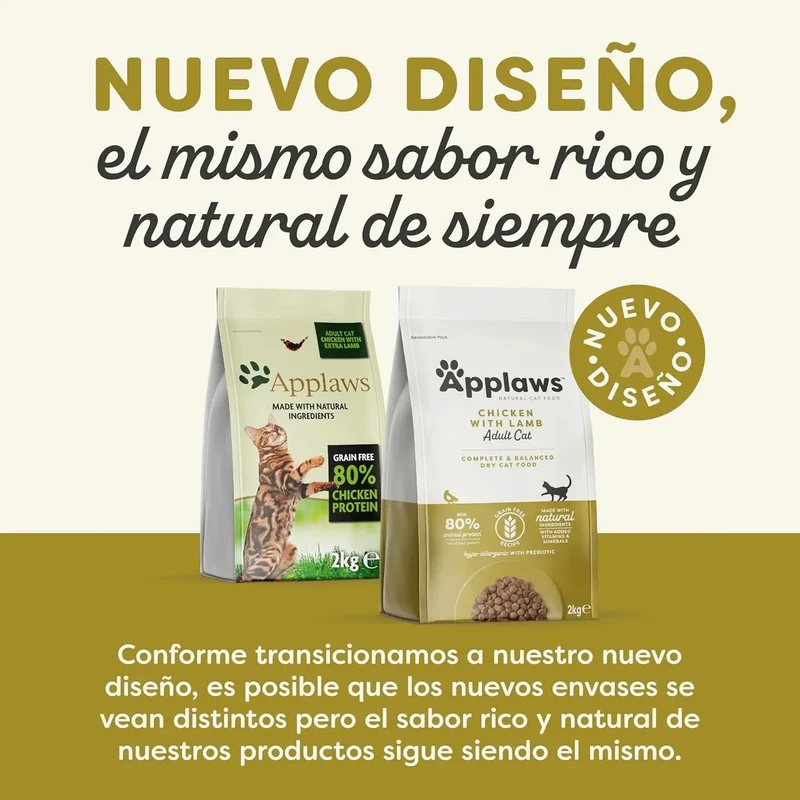 Applaws Cat Dry Pollo y Cordero 2 kg