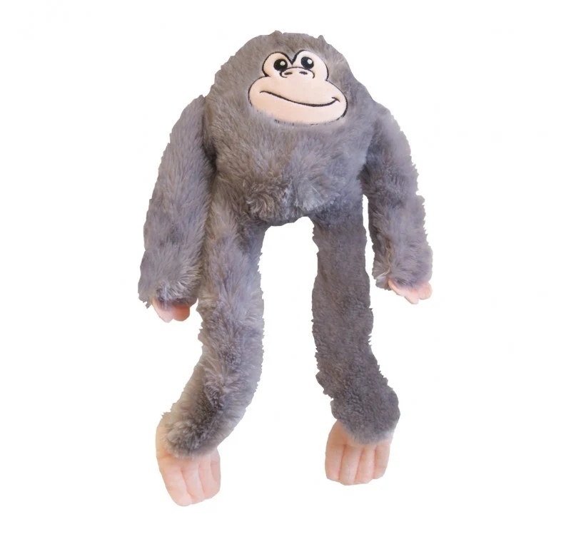 Mono Peluche Mini Iwa para Perros Pequeños — Juguete con Cuerda y Chirriador