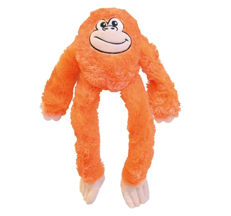 Mono Peluche Mini Iwa para Perros Pequeños — Juguete con Cuerda y Chirriador