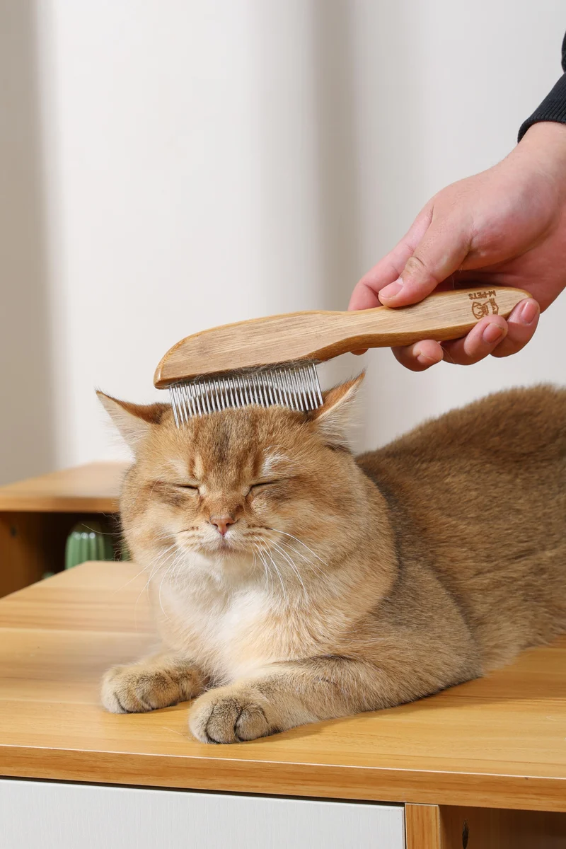 BAMBOO Regular Comb with Rotating Teeth - 31 teeth