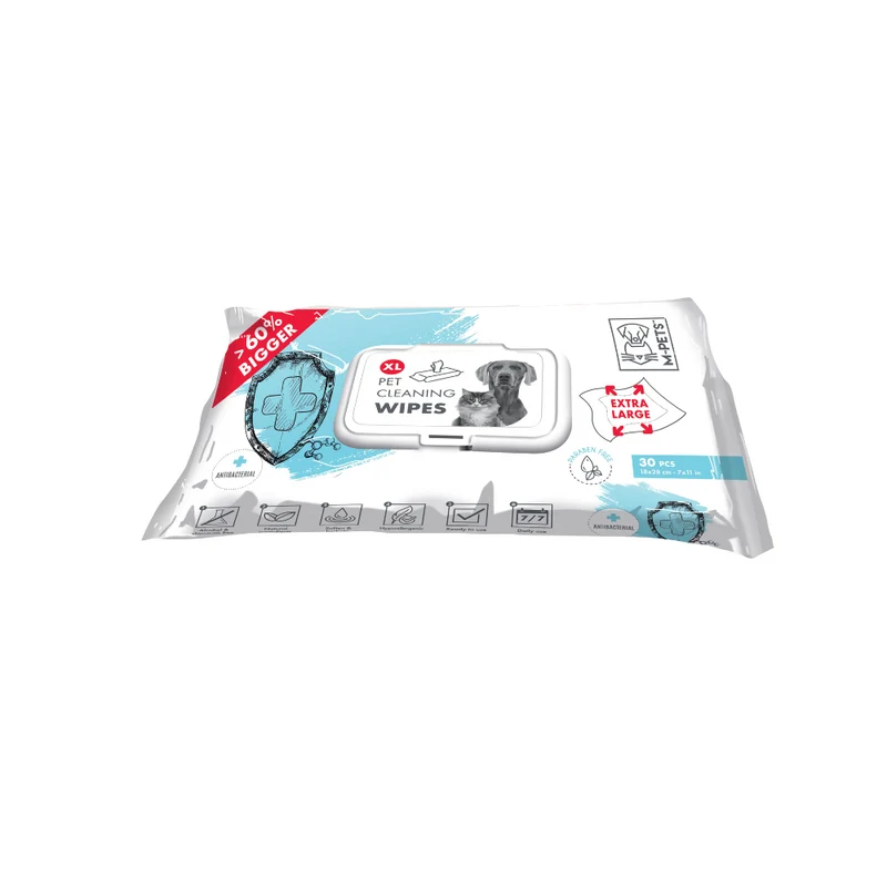 Pet Cleaning Wipes Extra Large28 x 18 cm - 30 pcs