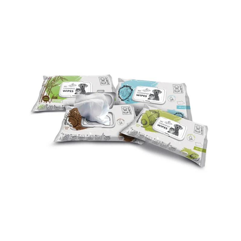 Pet Cleaning Wipes Avocado 15 x 20 cm - 40 pcs