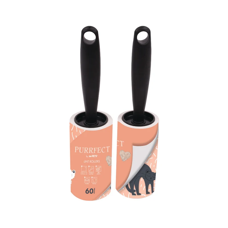 Purrfect Lint Rollers Pink 60 Sheets