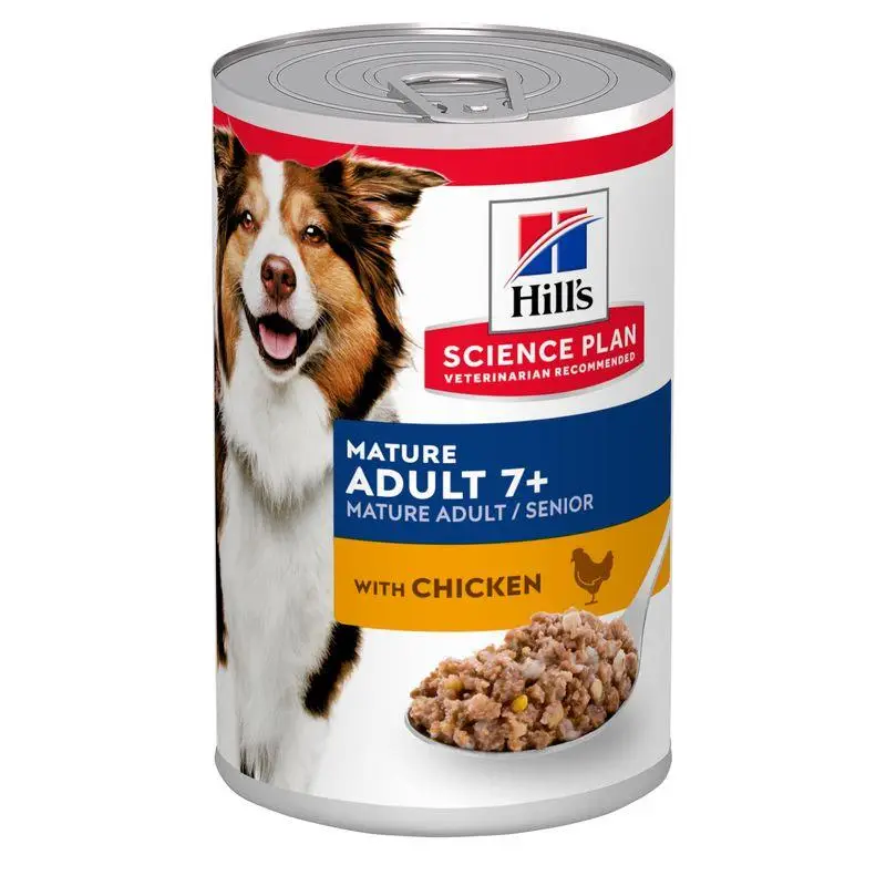 Hill'S Science Plan Mature Adult Pollo 370 g Lata Alimento para Perros