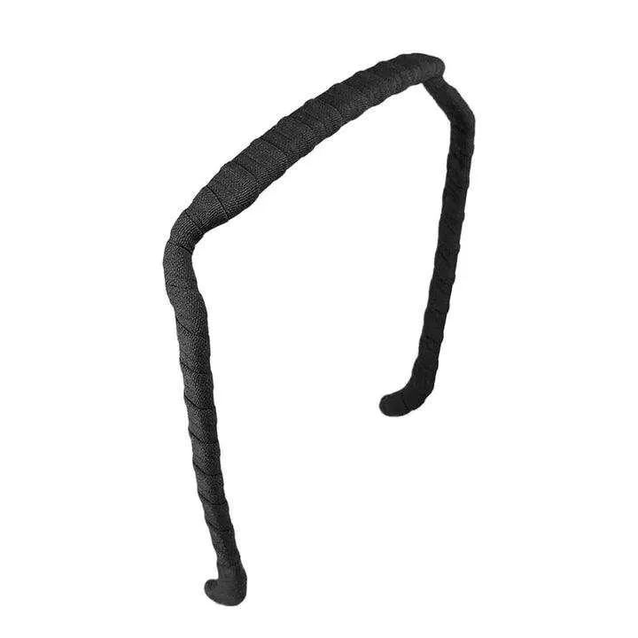 Zazzy Bandz Black Headband Wrapped