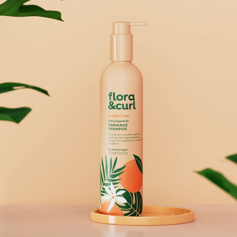 Flora & Curl Protect Me Citrus Superfruit Radiance Shampoo 300ml
