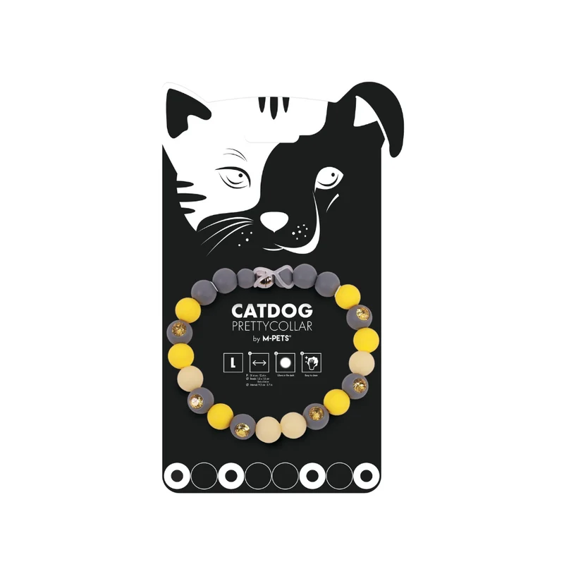 CATDOG Luminous Pretty Collar - Green, Black & Yellow