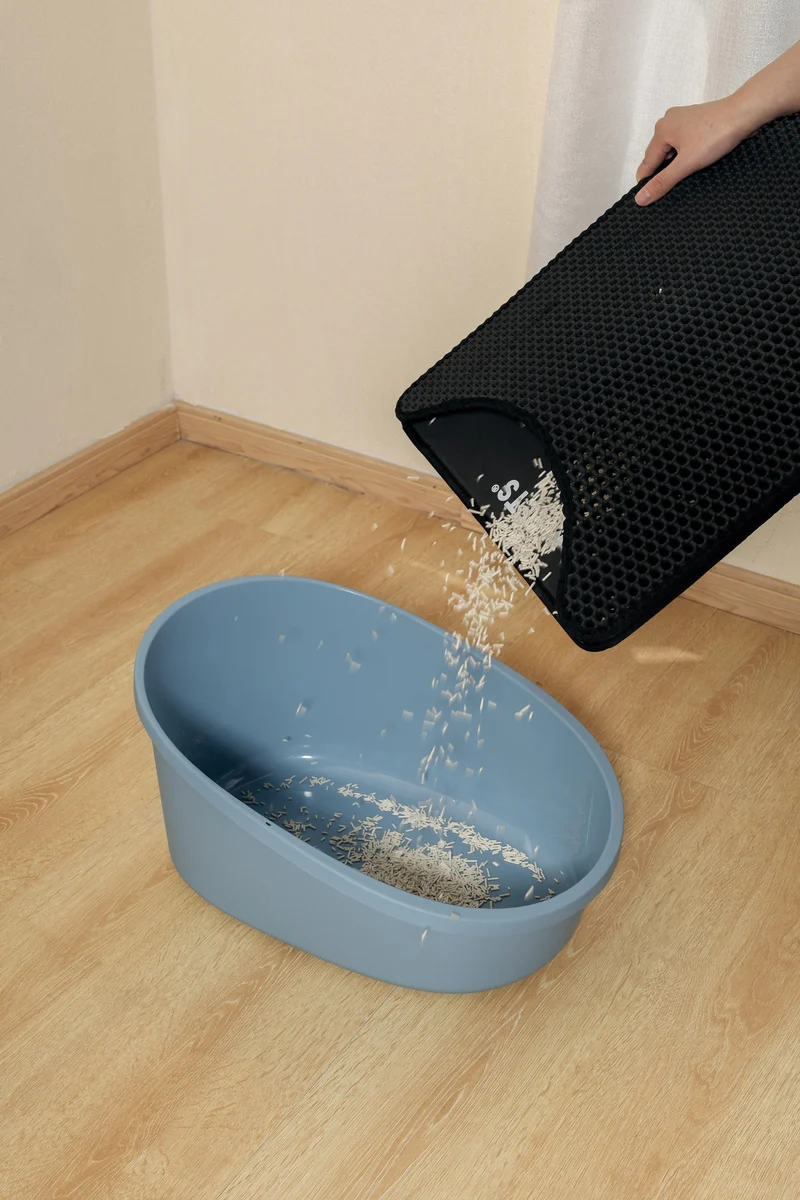 DUPLEX Cat Litter Vertical Mat - Black