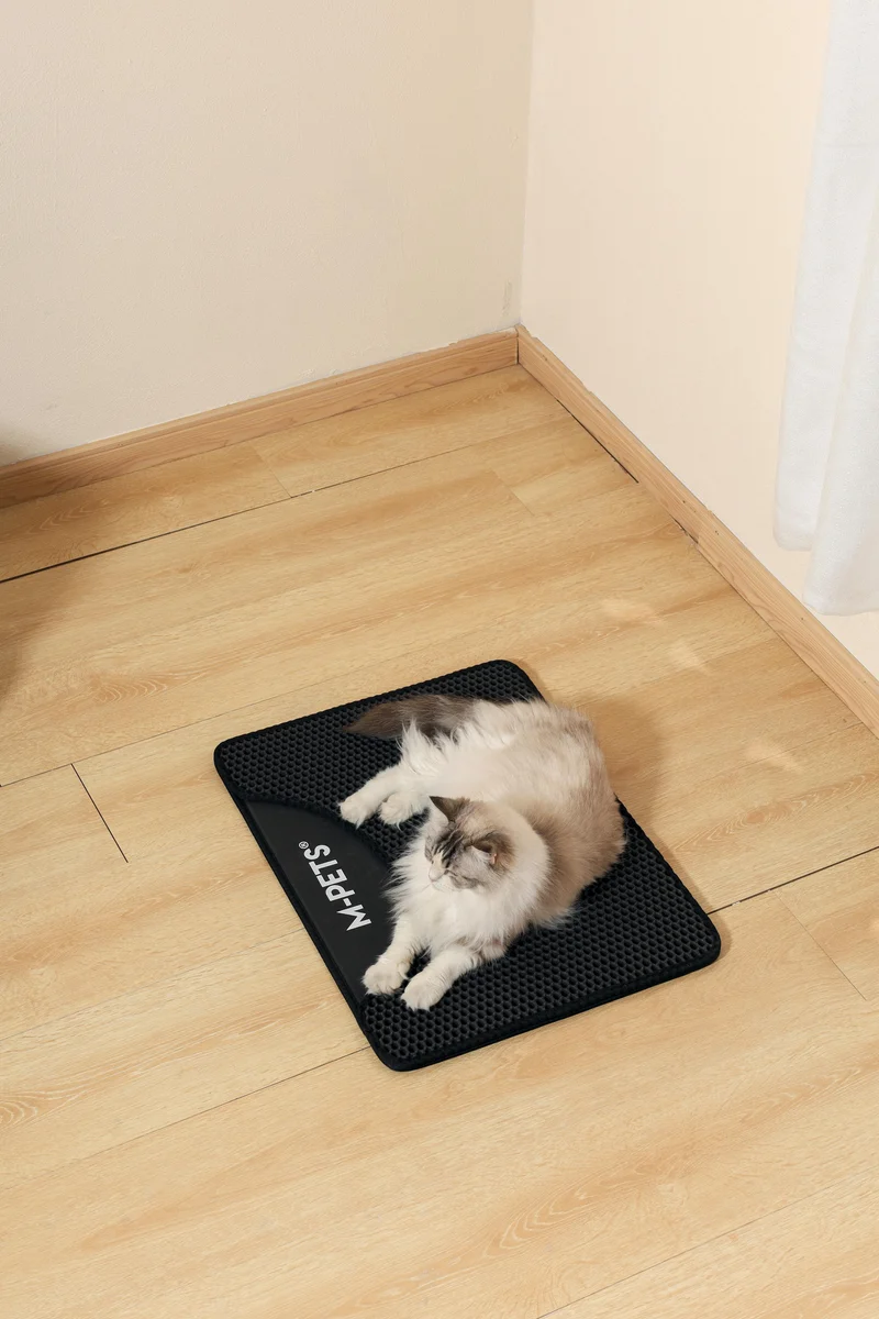 DUPLEX Cat Litter Horizontal Mat - Black