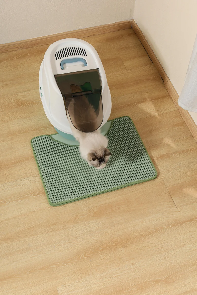 DUPLEX Cat Litter Horizontal Mat - Green