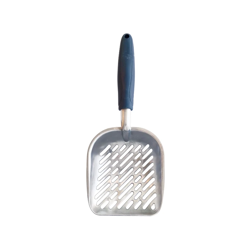 Chrome Cat Litter Scoop - Metal