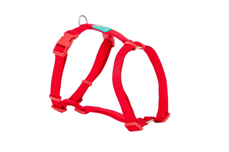 Freedog Arnés Nylon Basic Rojo, 20 mm 51/70 cm
