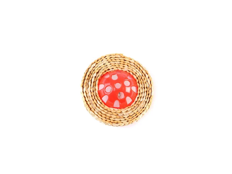 Freedog Pelota Roja con Cinta, 7x7 cm