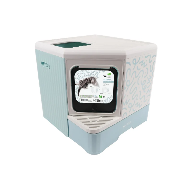 Terra Forma ECO Foldable Cat Litter Box Blue