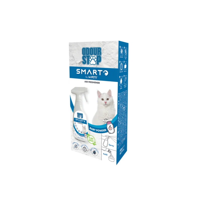 Odour Stop Air Freshener Spray - Smarto cat litter box Refill