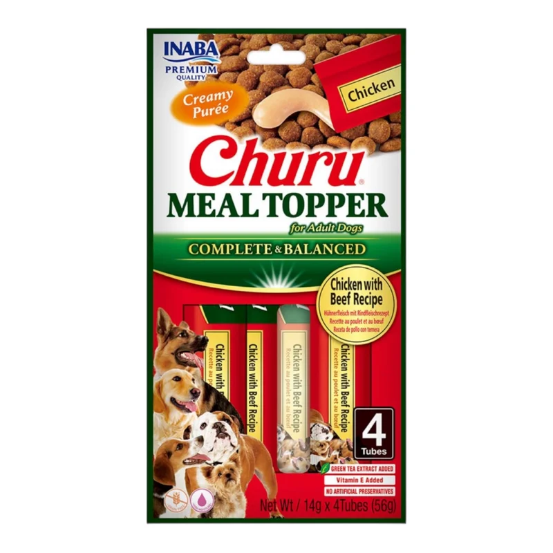 Churu Meal Topper para Perros — Potenciador de Sabor Cremoso Inaba
